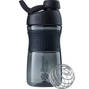 BlenderBottle SportMixer Shaker Bottle Ideaalne valgu raputamiseks ja enne treeningut, 20-kordne, must