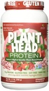 Genceutic Naturals Plant Head Protein Naturally Maitsestatud Parim Maasikas Toores Vegan Vegetarian Valk Toidulisandi Gluten Soja Piimatooted GMO Free – 30 Servings (1,8 Nael)