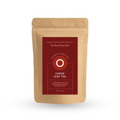 D'Adamo personaliseeritud toitumissoovitus 4 teie tüüpi tee O, 4 Ounce