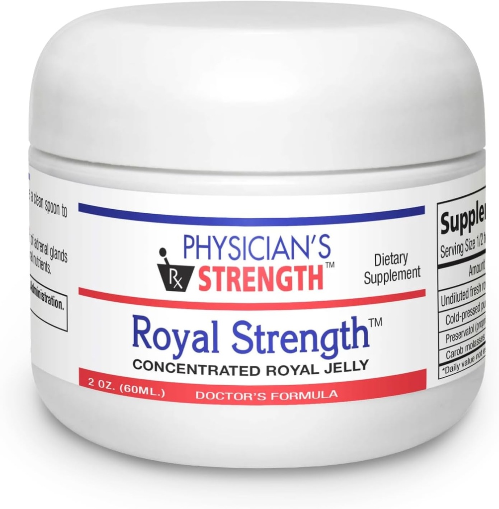 Arsti tugevus Royal Strength - 60 ml - värske Royal Jelly koos Austria kõrvitsaseemneõli - Energia ja neerupealiste toetus