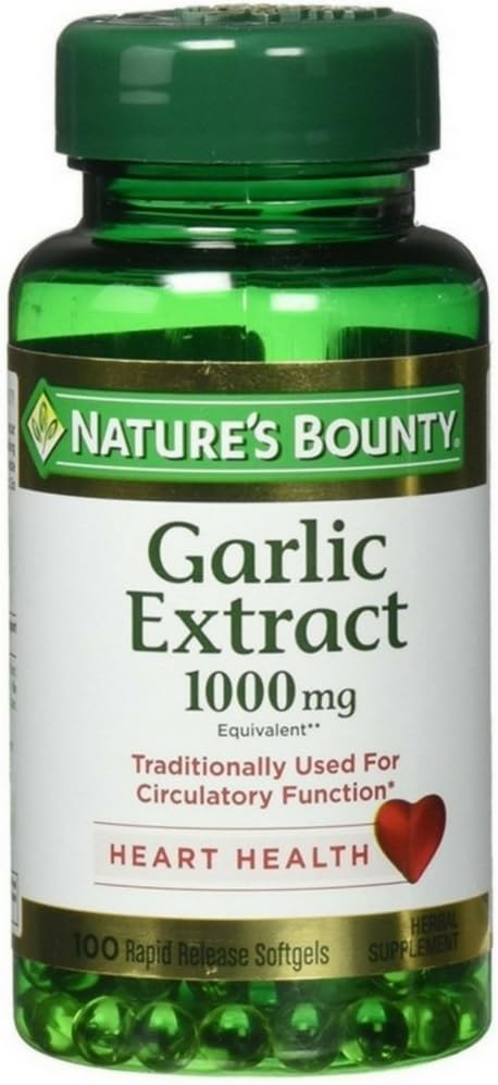 Nature's Bounty Küüslauk 1000 mg Rapid Release 100 Lõhnatu Softgels