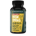 Vegan Omega 3 DHA: vetikaõli, kõige rohkem läbi vaadatud, karrageenivaba, jätkusuutlik, testitud, ilma raskemetallideta, kalaõlilt, taimepõhine oomega. Toetab südant, aju, liigeste tervist w / DPA