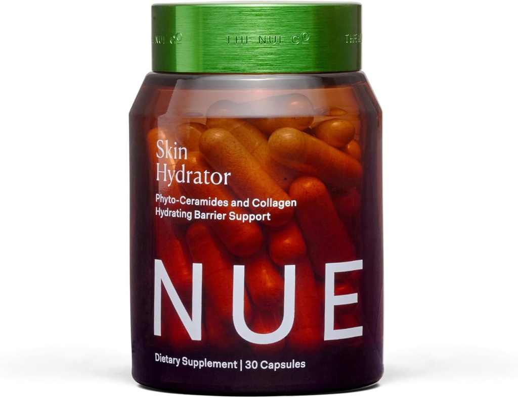 Nue Co. Naha Hüdraator Lisand, Sisaldab Hüdrolüüsitud Kollageeni, Aloe ja Hüaluroonhapet, Gluteenivaba, 30 Kapslit