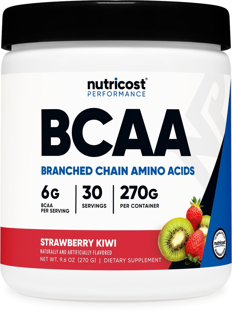 Nutricost BCAA pulber (Maasikas Kiwi, 30 Servings) - optimaalne 2: 1: 1 suhe