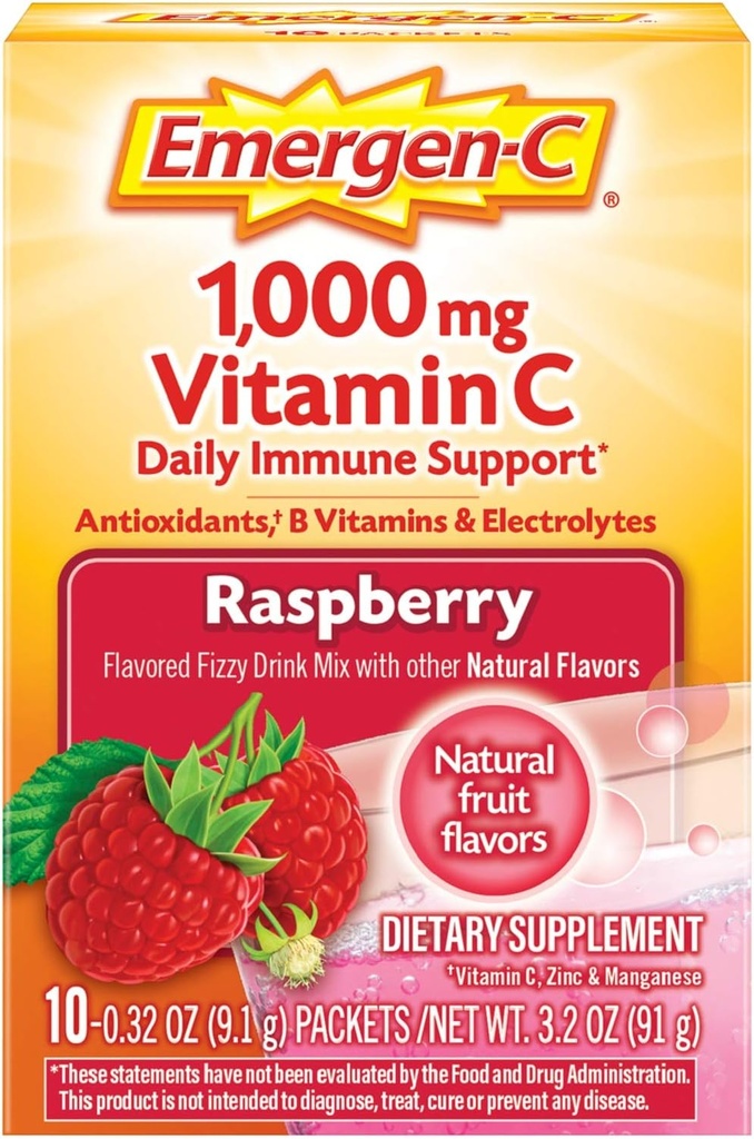 Emergen-C toidulisand 1000 mg C-vitamiini pulbriga