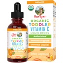 MARYRUTH's Organic Toddler C-vitamiini tilgad immuunsuse | vanuses 1-3 aastat | 15 mg per Serving | C-vitamiin immuunsuse toetamiseks ja üldiseks terviseks | Vegan | Suhkruvaba | Gluteenivaba | Non-GMO | 30 Servings