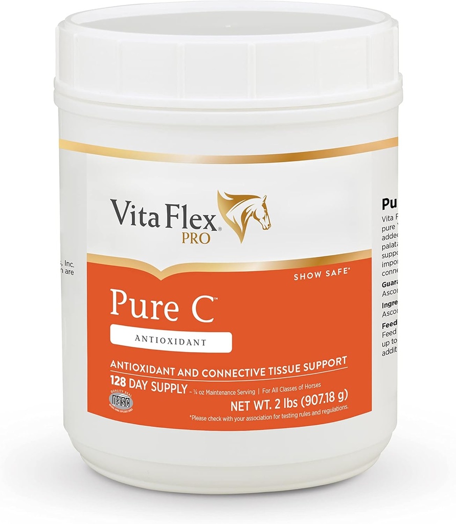 Vita Flex Pro Pure C Premium Quality Horse C-vitamiin, 2 naela, 128-päevane pakkumine