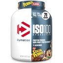 Dümatiseeritud x Kakao veeris ISO100 Vadakuvalgu pulberisolaat, 25 g valku, 5,5 g BCAA-d, 120 Cal., Gluteenivaba, 1g Rasv, 1g Suhkur, 2g Carb (71 Servings)