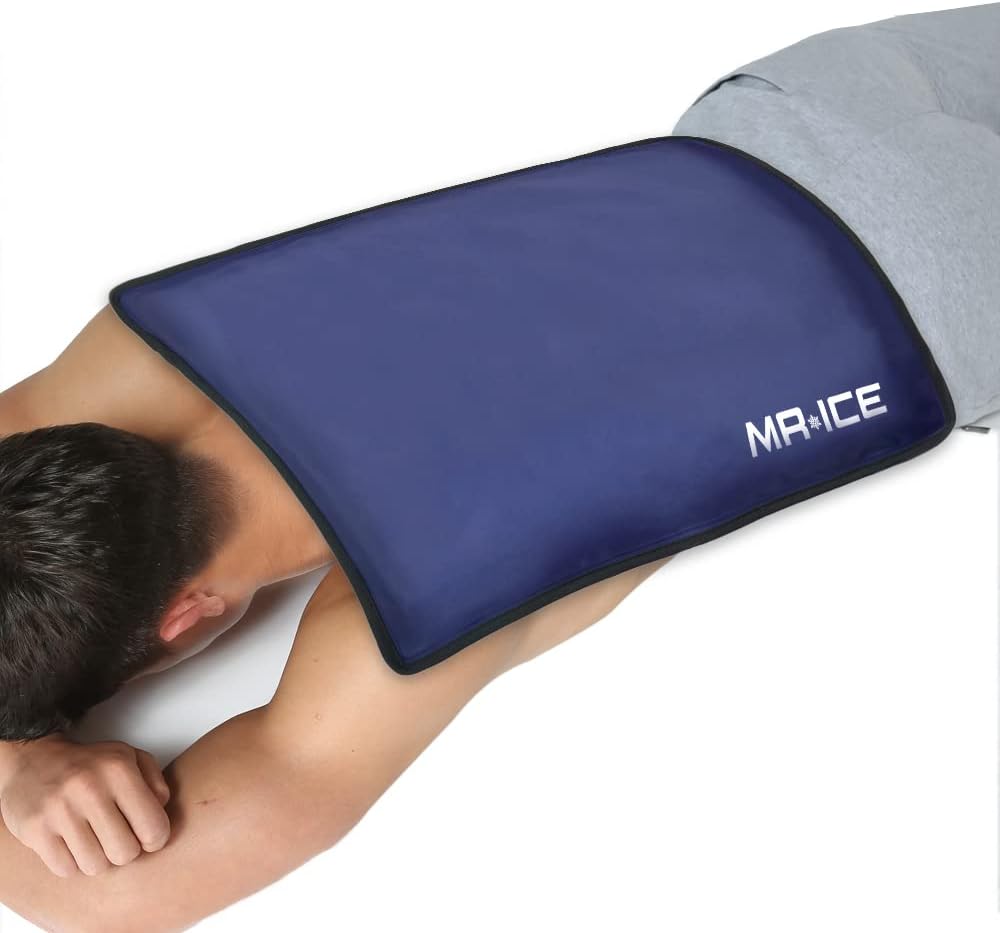 Ekstra suur jääpakend vigastuste taaskasutatav - Gel Cold Pack Compress Therapy valu ja vigastuste selja, põlve, õla, puusa, pahkluu, kaela, küünarnuki, randme - Hot & Cold Therapy Gel Pack - 15 " x 23,4"