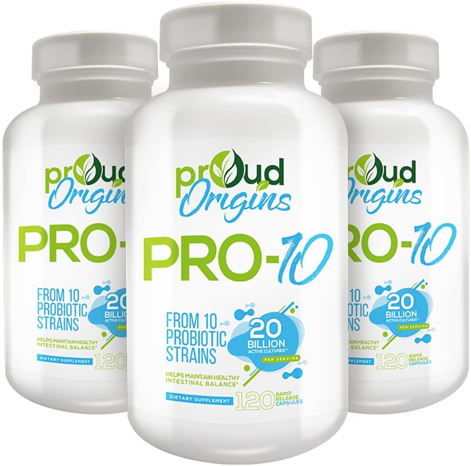 Pro-10, probiootikum 20 miljardit, 120 kapslit, pakend 3