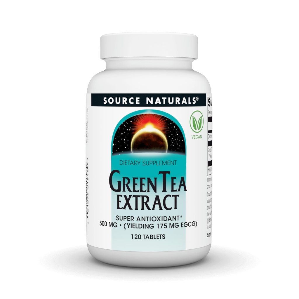 Allikas Naturals Green Tea Extract 500 mg Super Antioxidant - 120 tabletti