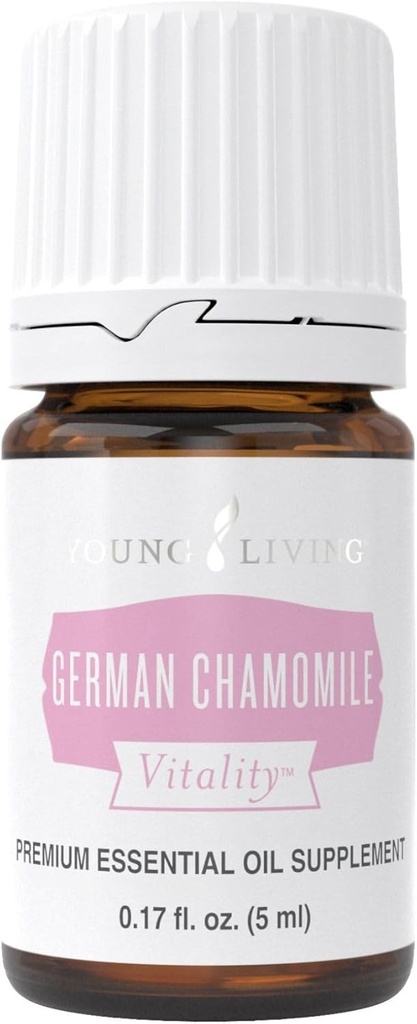 Young Living - German Chamomile Vitality 5 ml | Antioxidant & Natural Calmness Support | Dietary Supplement | Calming Aromatherapy | Ancient Herbal Remedy for Relaxation
