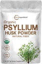 Micro Ingredients Organic Psyllium Husk Powder, 2lbs (32oz) | Daily Soluble Fiber Supplement | India Origin | Natural Prebiotics & Probiotics | Supports Digestive Health|Non-GMO, Keto Friendly, Vegan