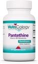 Pantetiini lisand - vitamiin B5, pantoteenhape, ainevahetuse tugi, maksatoetus, südame-veresoonkonna lisand, koensüüm A, 660 mg taimekapslid - 60 loend