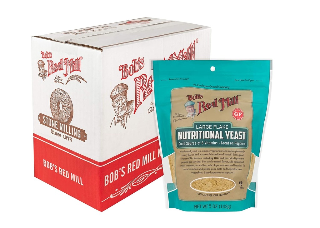 Bob's Red Mill Gluten Free Large Flake Nutritional Pärm, 30 Oz