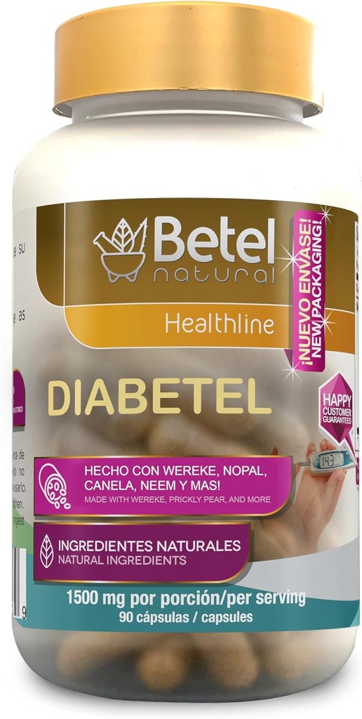 Betel Natural - Soporte Natural para el Diabetel - 90 kapslit