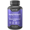 Naturalis Õhtune Primrose Oil (1300mg) | 100% looduslik Uus-Meremaalt | Mitte-GMO, Soy & Gluten Free, Zero Filler | 60 Softgels