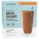 WonderFit by WonderSlim Protein Meal Asendusšokk, šokolaad, probiootikum ja immuuntoetus, Gluteenivaba (5ct)