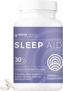 NERVE RENEW Sleep Aid - Dietary Supplement for Better Sleep - 30 kapslit - töötab kiiresti - õrn looduslik taim ja vitamiin vormel melatoniini, magneesiumi, tsink, aminohapped, ürdiekstraktid