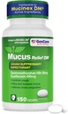 GenCare - lima Relief DM (150 Count Value Puttle) Dextromethorphan HBr 20mg Guaifenesin 400mg | Generic Licus Relief DM | Kohene vabanemine Pinnakatteta köha ja lima ootuspärane Pill