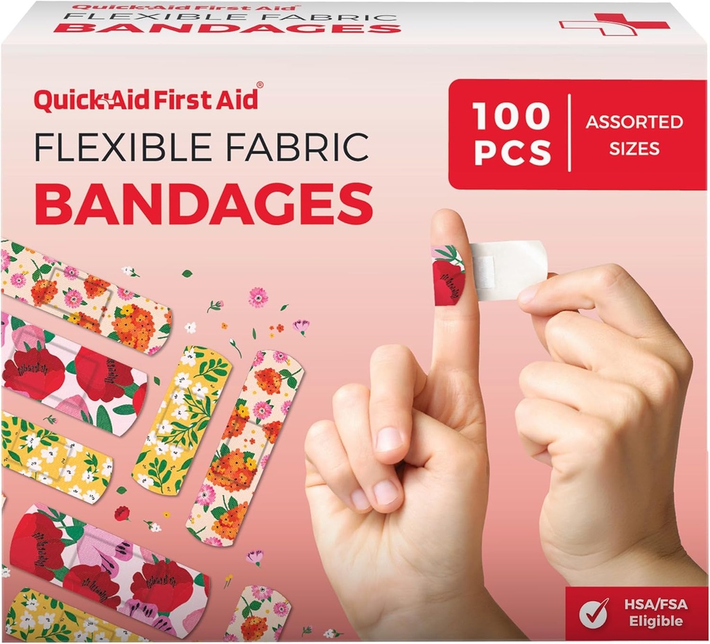 Lilleribad, ribad Variety Pack 100 Count, Lõbusad kujundused lastele täiskasvanutele, õrn haardumine Pehme hingamine, Latex Free, kasutamine väiksemate kärbete jaoks, esmaabi tarvikud