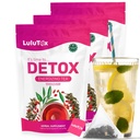 LULUTOX Detox Tee - Taimne segu Dandelion, ženšenn ja ingver - toetab tervislikku kaalu, seedetrakti tervist - Vegan, kõik looduslikud, lahtistid-vabad - virsikumaitse (3 Pack x 28 Servings)