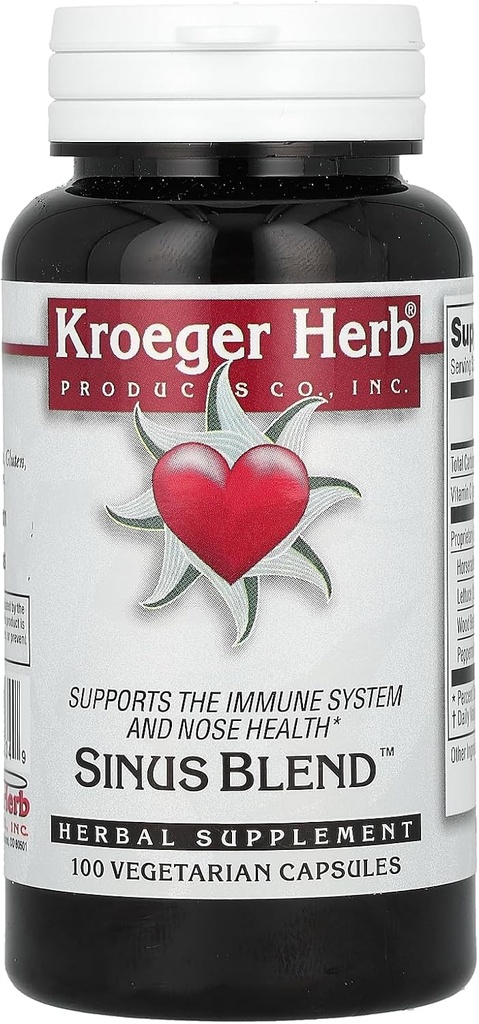 Kroeger Herb Co Sinus Blend , 100 taimekapslit