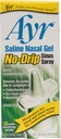 Ayr Saline Nasal Gel No-Drip Sinus Spray rahustav Aloe Vera, 0,75 Fl Oz Spray Pudel, (Pakk 1)