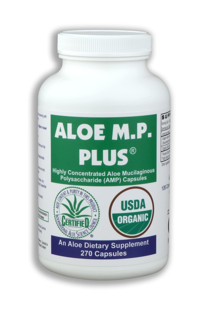 USDA Orgaaniline Aloe Vera Polüsahhariidid AMP Täiendus seedetrakti ja immuunsüsteemi tervise jaoks