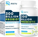 Probiootikumid naistele meestele: 300 miljardit CFU probiootiline kõrge potentsi + 12 tüve orgaanilisi probiootikume prebiootikumidega, igapäevane probiootiline toidulisand seedetrakti, soolestiku, immuunsuse ja puhituse jaoks, 60 kapslit