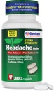GenCare - Peavalu Relief Acetaminophen koos aspiriini (NSAID) ja kofeiini (300 Caplets) Väärtus Pack | Peavalu, lihasvalu, seljavalu ja keha | Üldine ExcedrEn ekstra tugevus
