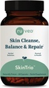 Ruved SkinTrio - Neem täiendus orgaanilise neem ekstrakti & Amla, naha ja mikrobioomi tugilisandiga - 60 taimset kapslit (1 loend)