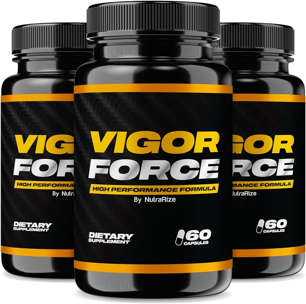 (3 Pack) Vigor Force for Men, Vigor Force High Performance Valem, Ametlik Vigor Force Mees pillid 8.50, Premium Ingredients for Maximum Effectiveness, Vigor Force Reviews VigorForced (180 kapslit)