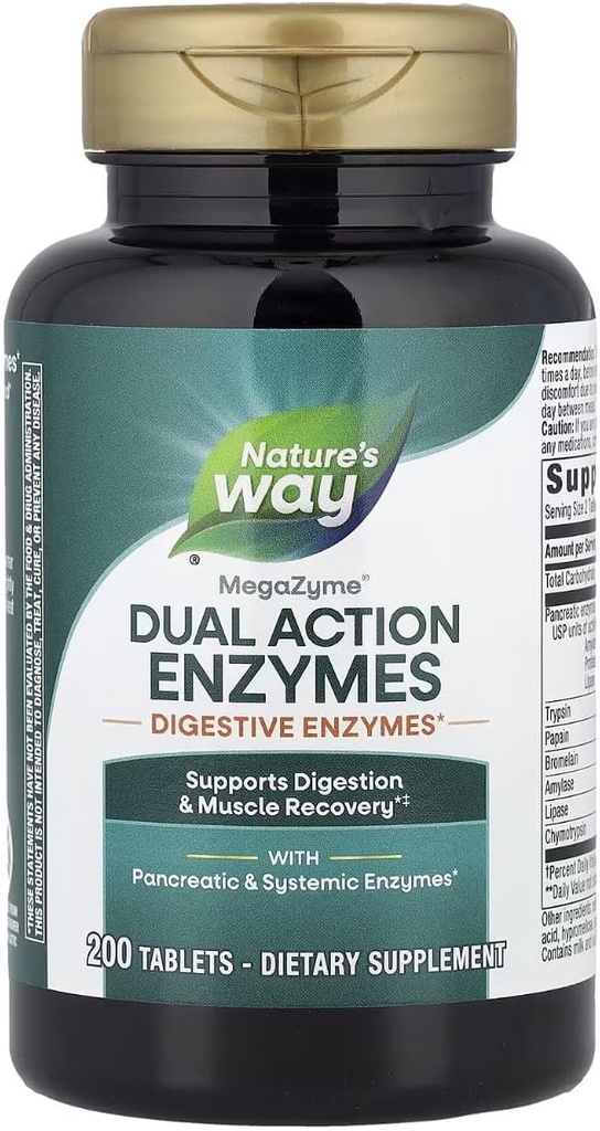Ensümaatiline teraapia Mega-zyme, 200 tabletti (2 Pack)