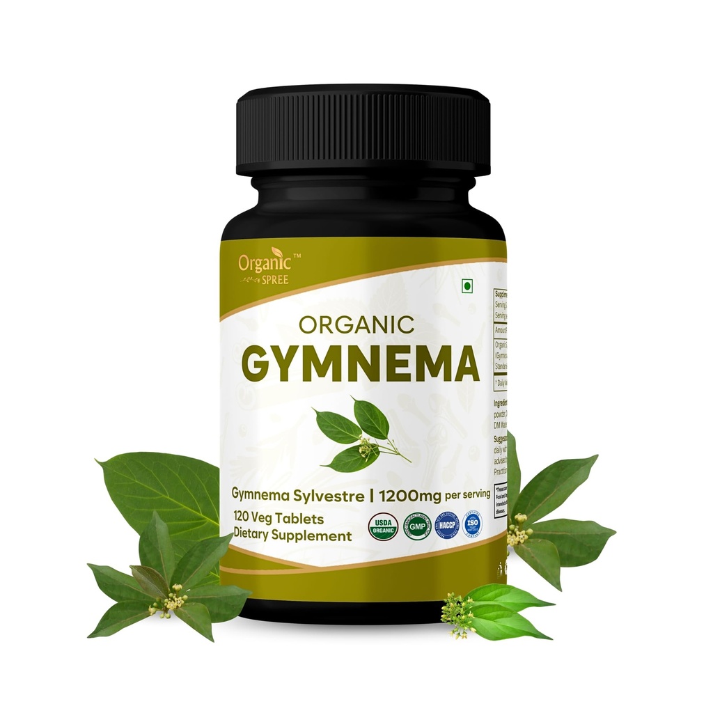 Gymnema 120 tabletti - USDA orgaaniline gümnaasium Sylvestre Supplement