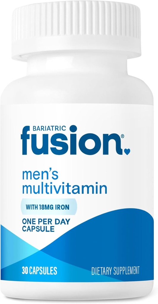 Bariatric Fusion One Per Day Bariatric Multivitamiinid Raud meestele | eesnäärme ja südametoe vitamiinid * | Mao möödapääs ja varrukate Gastrectomy | 30 kapslit | 1 kuu pakkumine