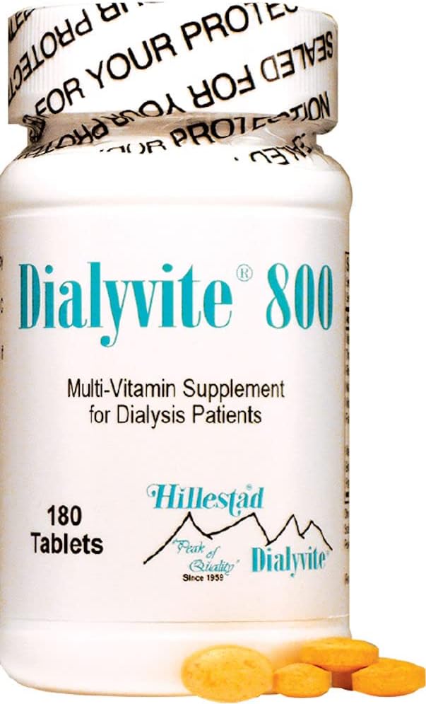 Dialyvite 800 multivitamiini lisa dialüüsipatsientidele, 180 tabletti