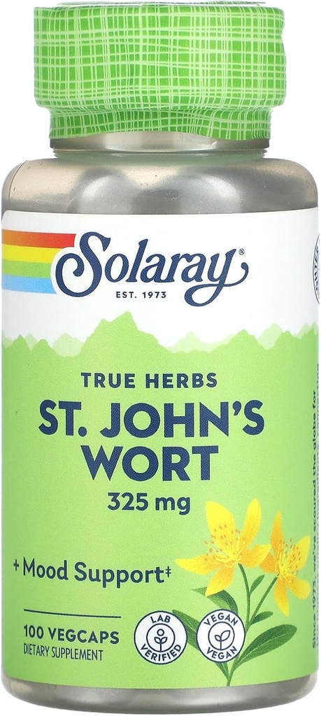 Solaray True maitsetaimed naistepuna, 325 mg, 100 VegCaps