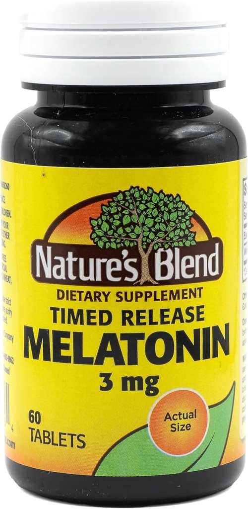 Melatonin Timed Release 3 mg 60 Tabs