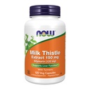 NOW Foods Supplements, Silimariini piimaohaka ekstrakt 150 mg kurkumiga, toetab maksafunktsiooni *, 120 Veg kapslit