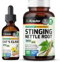 BIO KRAUTER Cats Claw Tinktuur 2 Fl. Oz. & Stinginging Nettle 100 kapslit