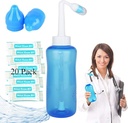 Ninapesu pudel, Sinus Linse Pudeli ninapesu Puhastaja 300ml Ninapesu Pudel Pot Seade Nina niisutamine - Ninahooldus ja niisutamine täiskasvanutele ja lastele (1)