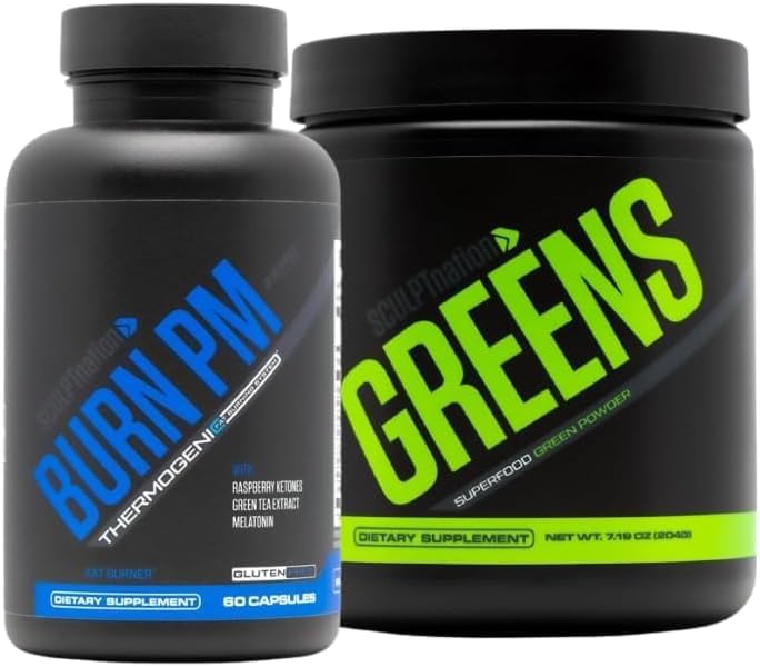 Skulpt Nation V Shred Burn PM ja Premium Greens Bundle