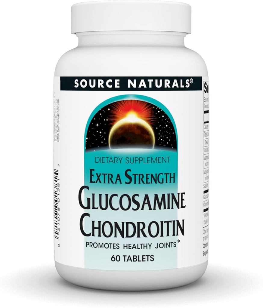 Allikas Naturals Extra Tugevus Glükoosamiin Chondroitin, soodustab tervislikke liigeseid *, 60 tabletti