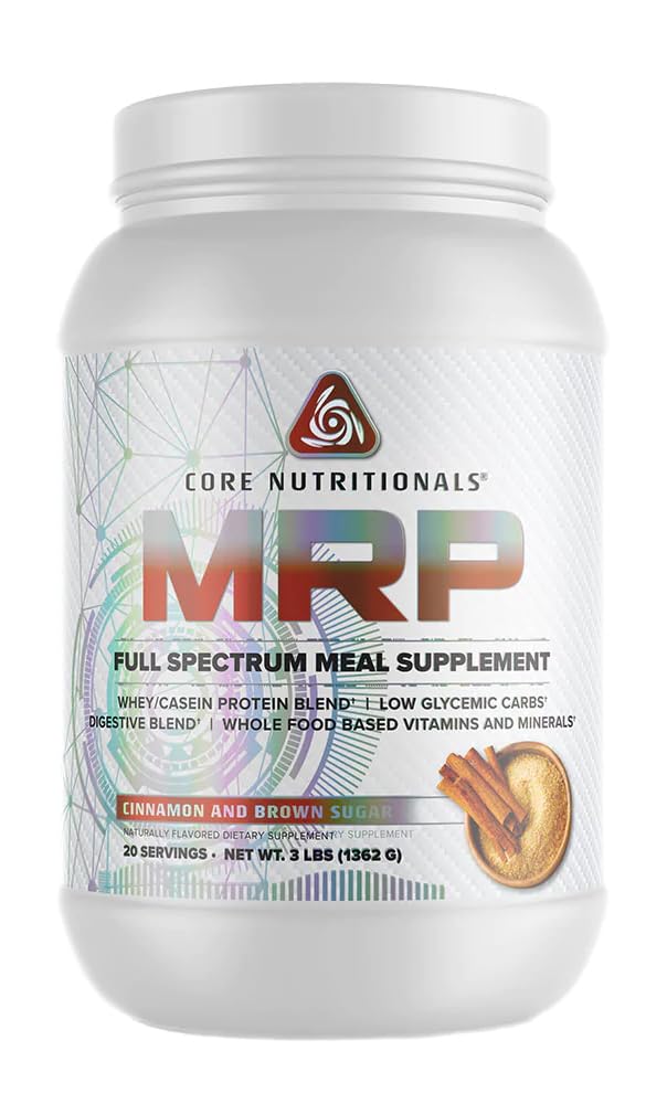 Platinum MRP täisspektri asendamine, püsiv vabanemine kogu päevaks Aminohappe tugi, 27G valk, 20 serveerimist (kaneel ja pruun suhkur)