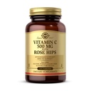 Solgar C-vitamiin 500 mg koos Rose HIPS-iga, 100 tabletti - antioksüdant ja immuunsuse tugi - üldine tervis - toetab tervislikku nahka ja liigeseid - mitte-GMO, vegan, gluteenivaba, piimavaba, Kosher - 100 serveerimist