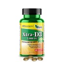 Ameerika Medic & Science Xtra D3 Vitamiin D 5000 RÜ (125 mcg) Kolekaltsiferooli täiendus meestele ja naistele (60 kerge neelata Softgels) Parim luu, südame tervise, immuunsüsteemi tugi, kopsu funktsioon