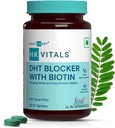 QURA DHT Blocker biotiiniga, nõgestõbi ja SOYA valk, aitab vähendada juuste kukkumist, stimuleerib juuste kasvu, 60 tabletti pakendis