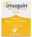 Nutramax Imuquiin Immune Health Supplement Pulber koertele ja kutsikatele - Beeta-glükaanid, mere lipiidid, vitamiinid ja mineraalid, 30 pakendit