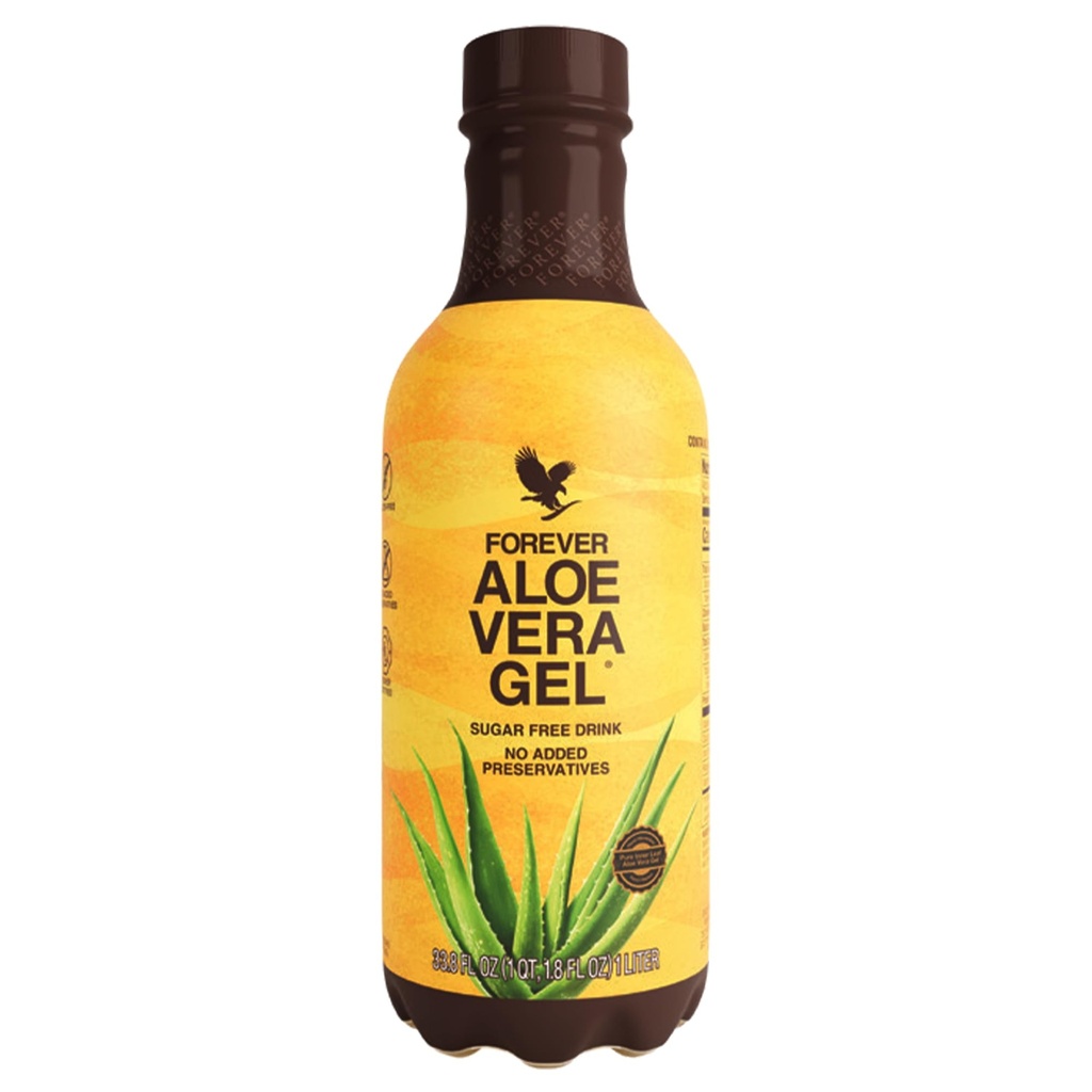 Forever Living - Aloe Vera Gel, Puhas sisemine lehemahl, 99,7% Aloe sisu, säilitusainevaba, 33,8 fl oz